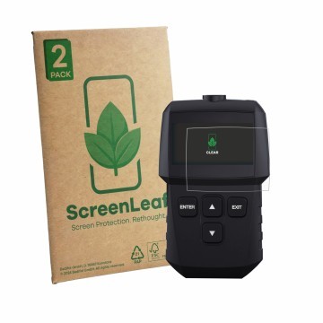 Vorderseite einer Produktverpackung mit dem Markenlogo ScreenLeaf. Daneben ist das Gerät Topdon ArtiLink 200 mit dem zugehörig