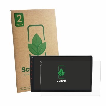 Face avant d’un emballage produit avec le logo de la marque ScreenLeaf. À côté, l’appareil Junsun V1 Plus 9