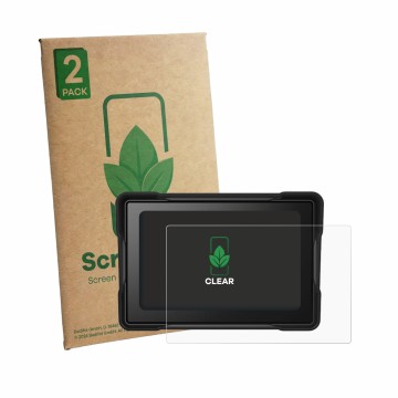 Vorderseite einer Produktverpackung mit dem Markenlogo ScreenLeaf. Daneben ist das Gerät LatoYard 5