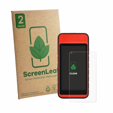 Vorderseite einer Produktverpackung mit dem Markenlogo ScreenLeaf. Daneben ist das Gerät Autel MaxiTPMS ITS600 mit dem zugehör