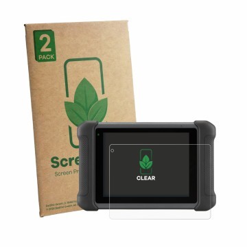 Face avant d’un emballage produit avec le logo de la marque ScreenLeaf. À côté, l’appareil Autel MaxiSys MS906 est représenté 